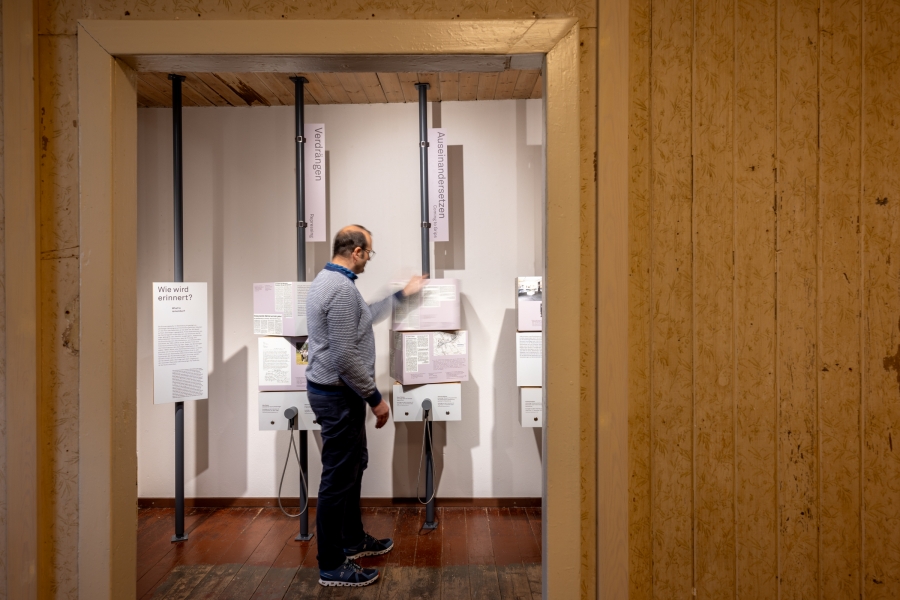 Der neue GeDenkOrt ist am Samstag, den 15. Februar von 14 bis 17 Uhr geöffnet. (©GfG / Gruppe für Gestaltung GmbH, Michel Iffländer)